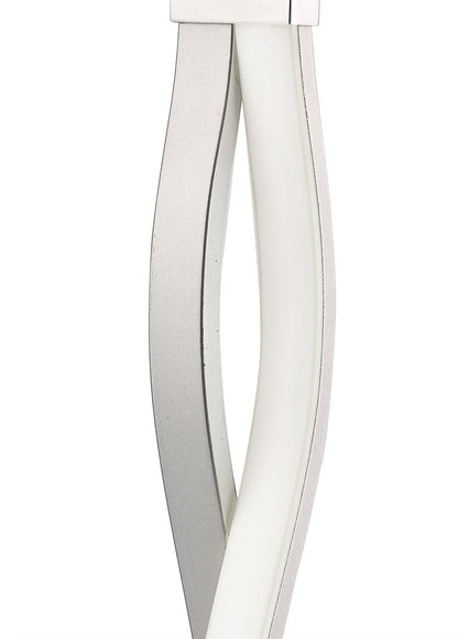 Mantra M4862 Sahara Table Lamp 6W LED 3000K, 420lm, Silver/Frosted Acrylic/Polished Chrome, 3yrs Warranty