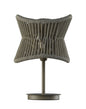 Mantra Fusion Polinesia 31cm Table Lamp, 1 x E27, IP44, Beige Oscu, 2yrs Warranty