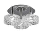 Mantra M3935 O2 Ceiling 3 Light E27 Large, Polished Chrome