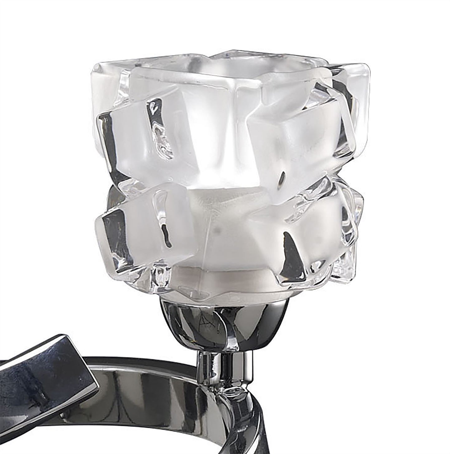 Mantra Ice Wall Light Switched 2 Light G9 ECO, Polished Chrome