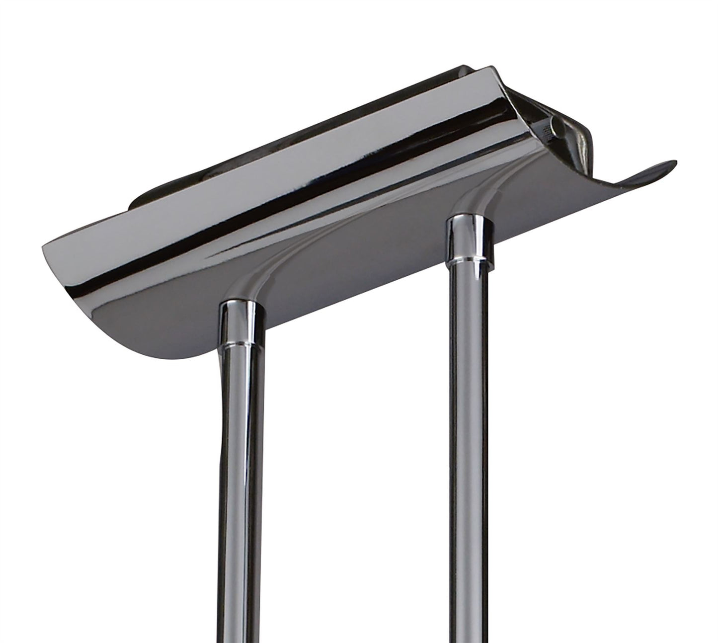 Mantra M0666 Sintesys Telescopic Semi Flush Convertible E27 4 Light E27, Polished Chrome, White Acrylic