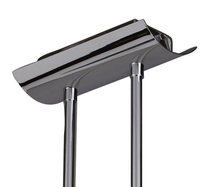 Mantra M0666 Sintesys Telescopic Semi Flush Convertible E27 4 Light E27, Polished Chrome, White Acrylic