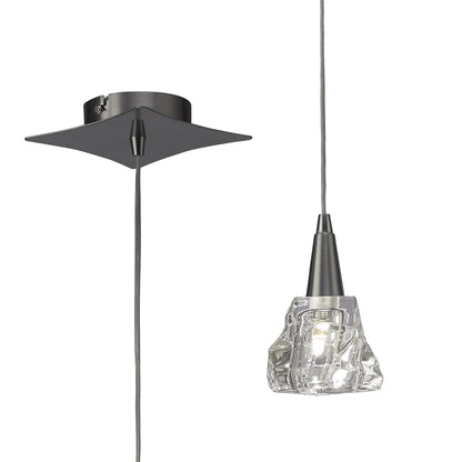 Mantra M3754 Iku Pendant 1 Light G9, Satin Nickel