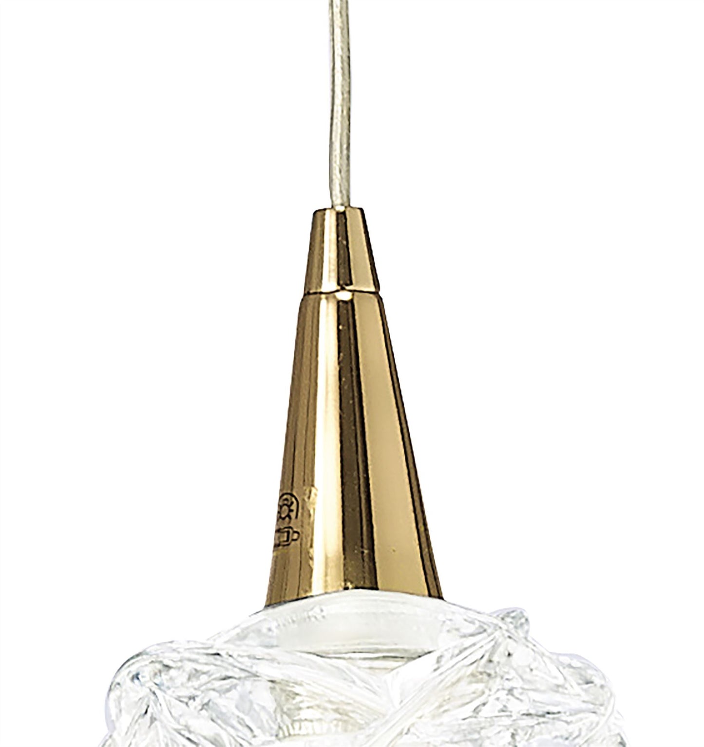 Mantra Maremagnum 12cm Pendant 1 Light G9, French Gold