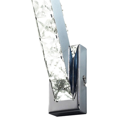 Diyas Galaxy Vertical Wall Light 3W LED 6000K Polished Chrome/Crystal