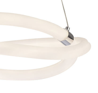 Mantra Infinity II 51cm Ceiling Light, 42W LED, 3000K, 3150lm, IP20, Chrome, 3yrs Warranty