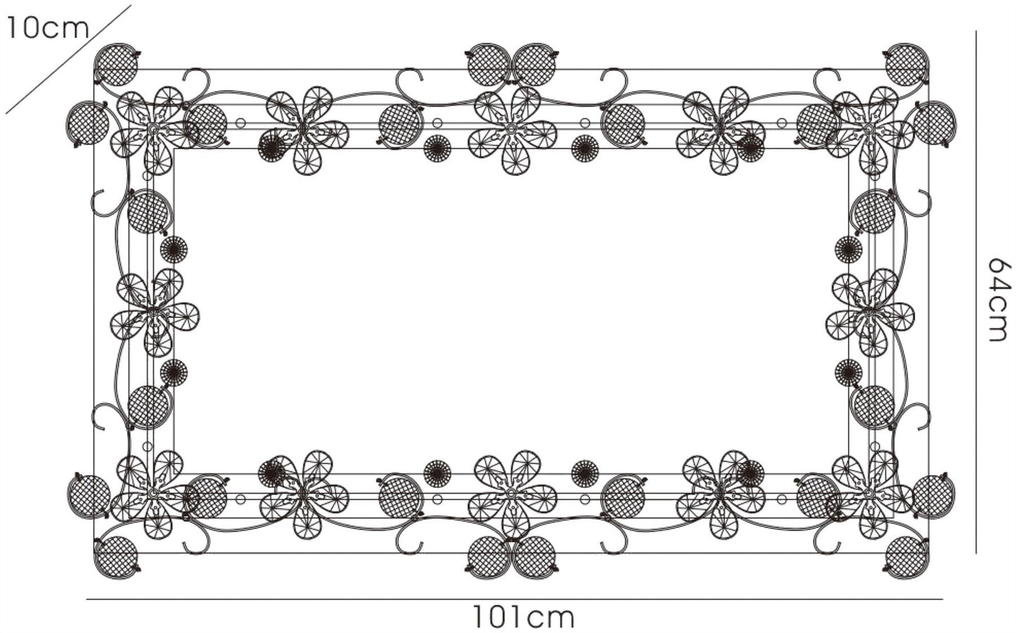 Diyas Home Aviance Illuminated Mirror Switched 12 Light G4 Pol.Chrome/Crystal (Pallet Shipment Only), NOT LED/CFL Compatible Item Weight: 18.0kg