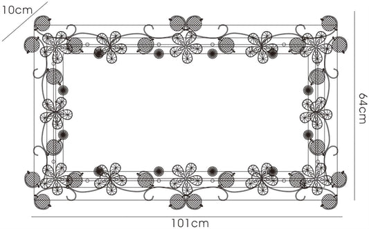 Diyas Home Aviance Illuminated Mirror Switched 12 Light G4 Pol.Chrome/Crystal (Pallet Shipment Only), NOT LED/CFL Compatible Item Weight: 18.0kg