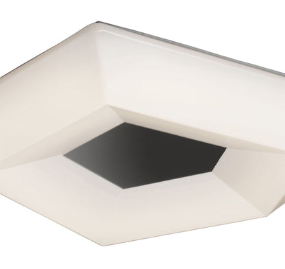 Mantra M3795 City Ceiling 28W LED Large 3000K, 2800lm, Polished Chrome/White Acrylic, 3yrs Warranty - M3795 Ceiling