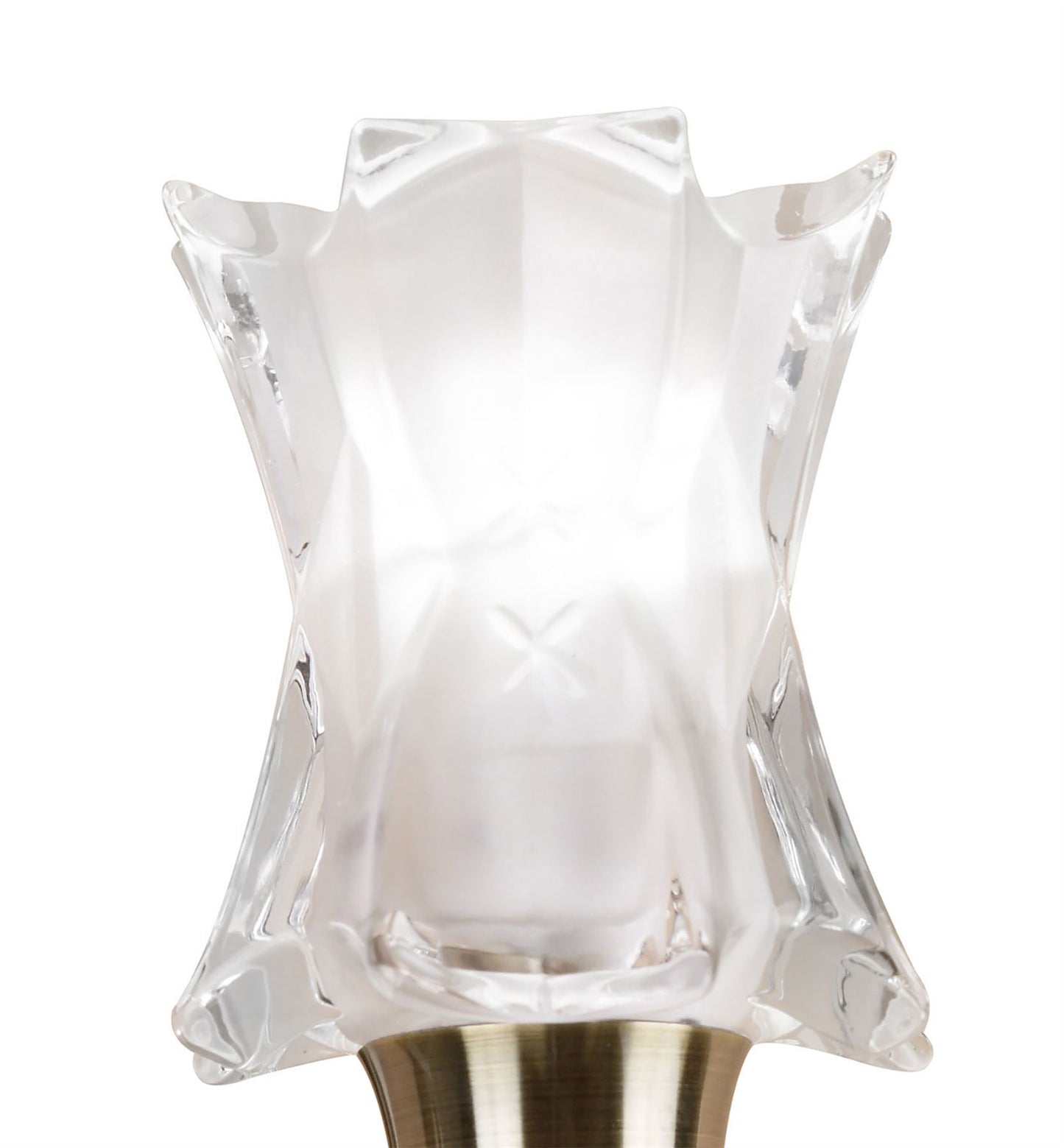 Mantra Alaska GU10 Wall Light Switched 2 Light L1/SGU10, Antique Brass, CFL Lamps INCLUDED