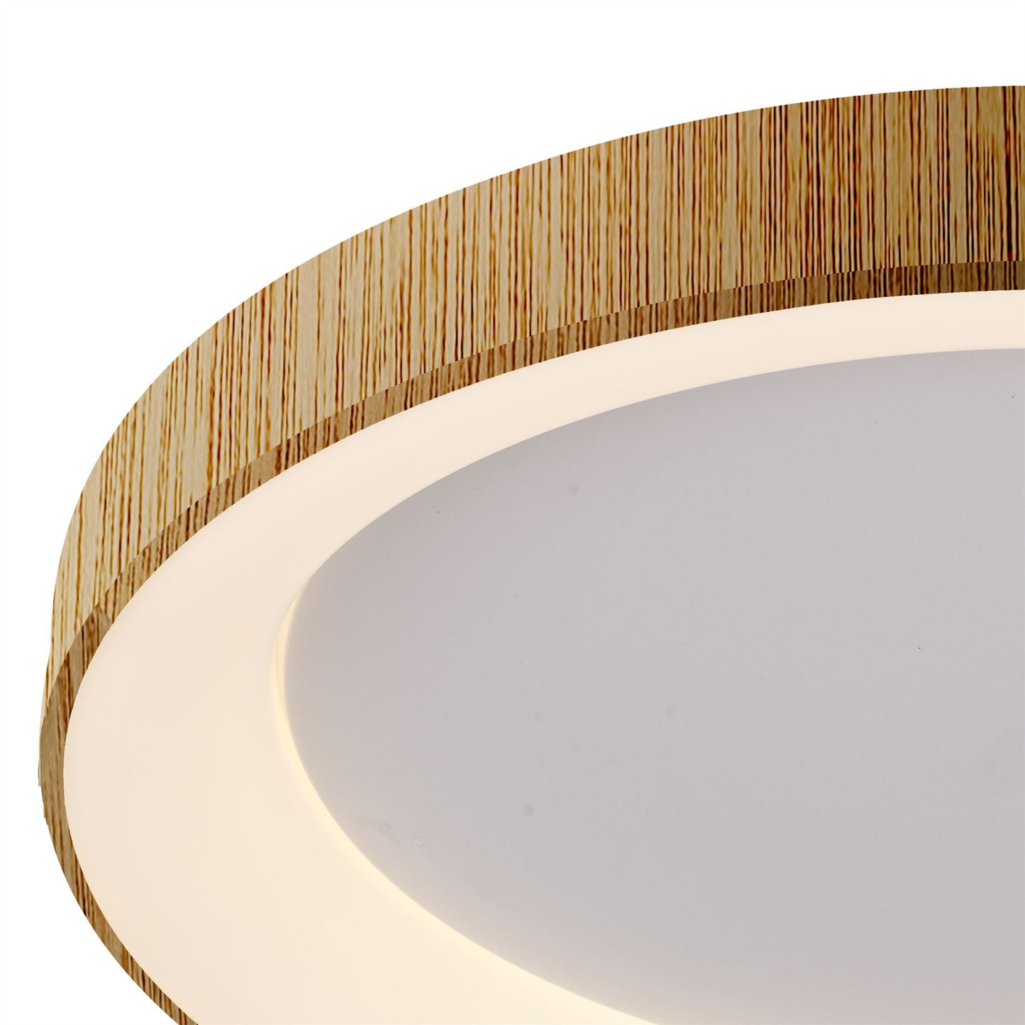 Mantra Fusion Niseko Ring Ceiling 65cm 48W LED, 3000K, 3900lm, Wood, 3yrs Warranty Ceiling