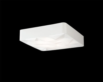 Mantra Fusion M5880 Rombos Flush 50cm Square 40W LED 3000-6500K Tuneable, 3100lm, Remote Control White, 3yrs Warranty - M5880 Ceiling