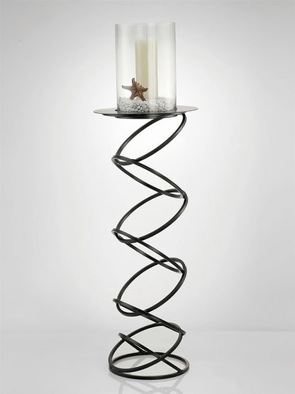 Diyas Home (DH) Zodiac Floor Lamp Candle Holder 117cm Black