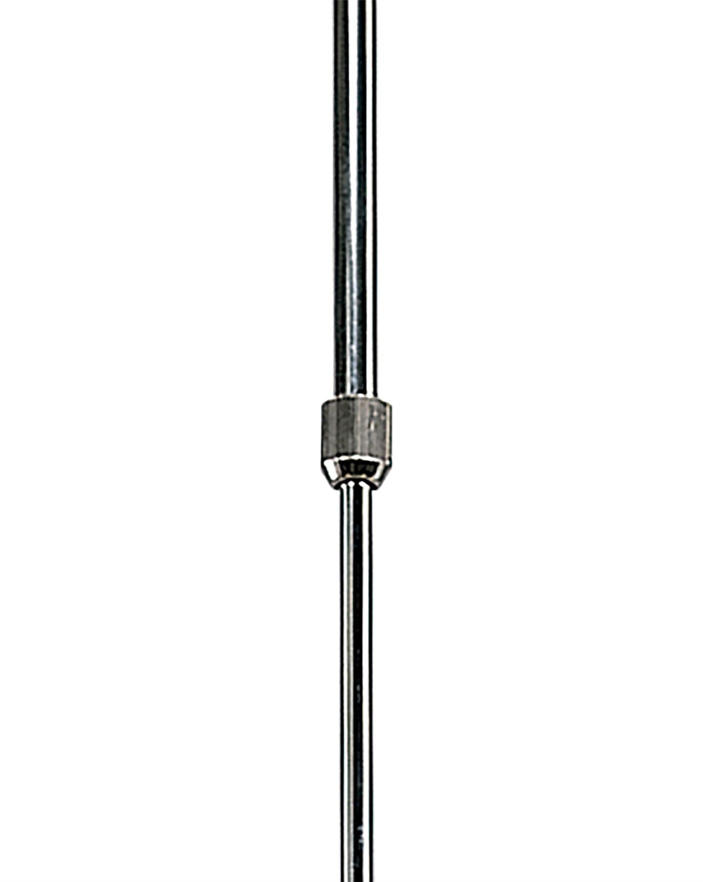 Mantra M0080 Dali Telescopic Pendant Semi Flush Convertible 4 Light G9, Polished Chrome