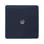 Trendi Artistic Modern Glossy Tactile TV Socket Navy