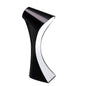 Mantra M1556 Ora Table Lamp 1 Light E27, Gloss Black/White Acrylic/Polished Chrome