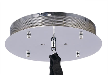 Diyas Esme 55cm  12 Light G4 Polished Chrome/Crystal, NOT LED/CFL Compatible Ceiling Pendant Light Fitting