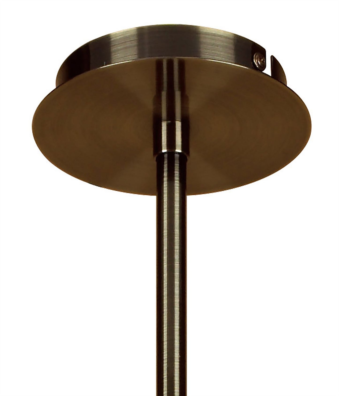 Mantra Alaska GU10 64cm Pendant Convertible To Semi Flush 6 Light L1/SGU10, Antique Brass, CFL Lamps INCLUDED