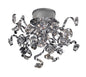 Diyas Kurlz 52cm  9 Light G4 Polished Chrome/Crystal, NOT LED/CFL Compatible Ceiling Light Fitting