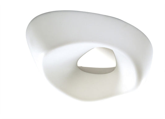 Mantra M1334 Huevo Ceiling 5 Light E27 Outdoor IP44, Polished Chrome/Opal White