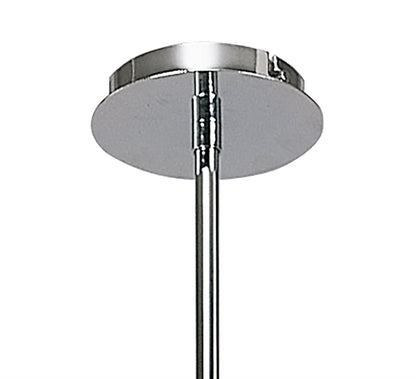 Mantra M0080 Dali Telescopic Pendant Semi Flush Convertible 4 Light G9, Polished Chrome