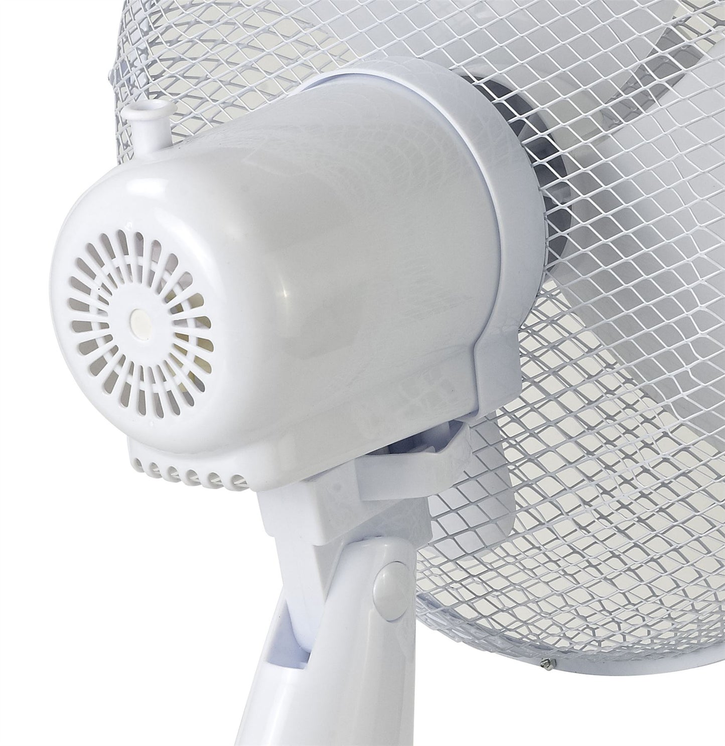 Airo 40W 12 Inch 3 Speed Oscillating Desk Fan in White