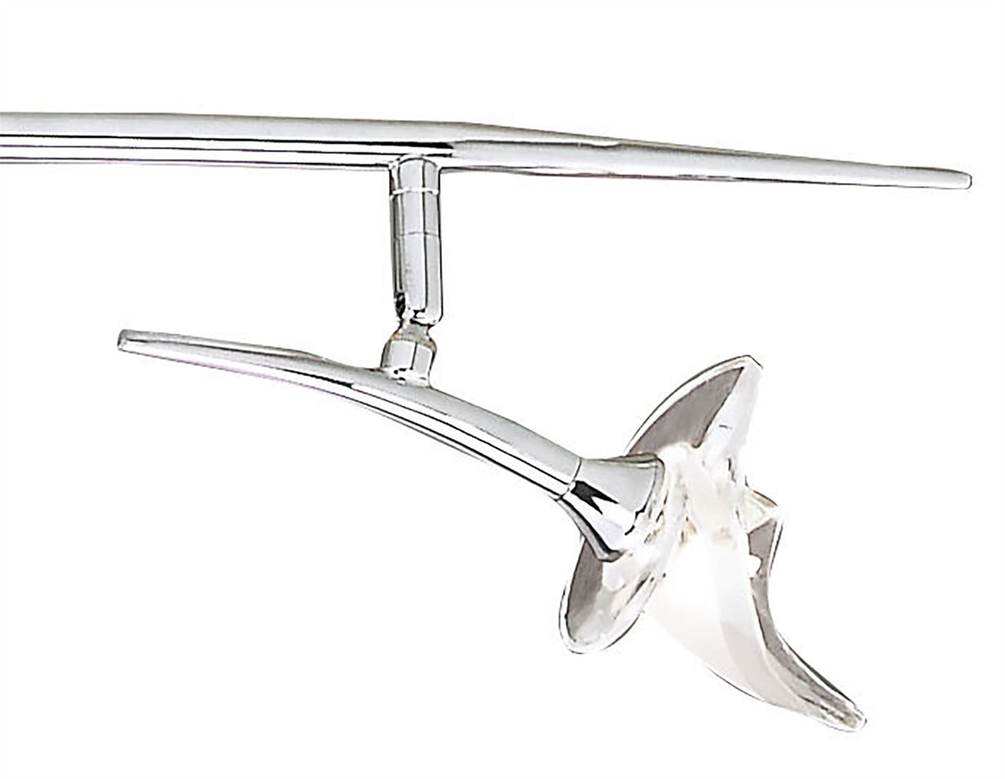 Mantra Flavia Linear Spot Light 4 Light G9 with Adjustable Heads, Polished Chrome