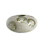 Diyas Home (DH) Floretta Mosaic Vase Round Green/Silver/White Mosaic