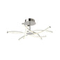 Mantra M5917 Aire LED Ceiling 70.5cm Round 42W 3000K, 3700lm, Dimmable, Silver/Frosted Acrylic/Polished Chrome, 3yrs Warranty - M5917 Ceiling