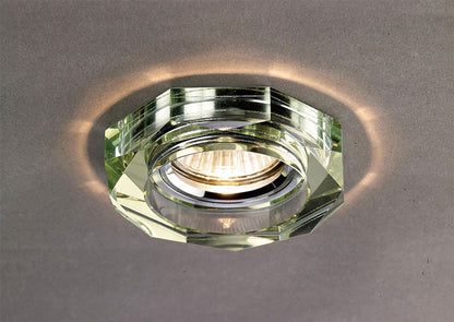 Diyas Crystal Downlights Crystal Downlight Deep Octagonal Rim Only White Wine, IL30800 REQUIRED TO COMPLETE THE ITEM, Cut Out: 62mm