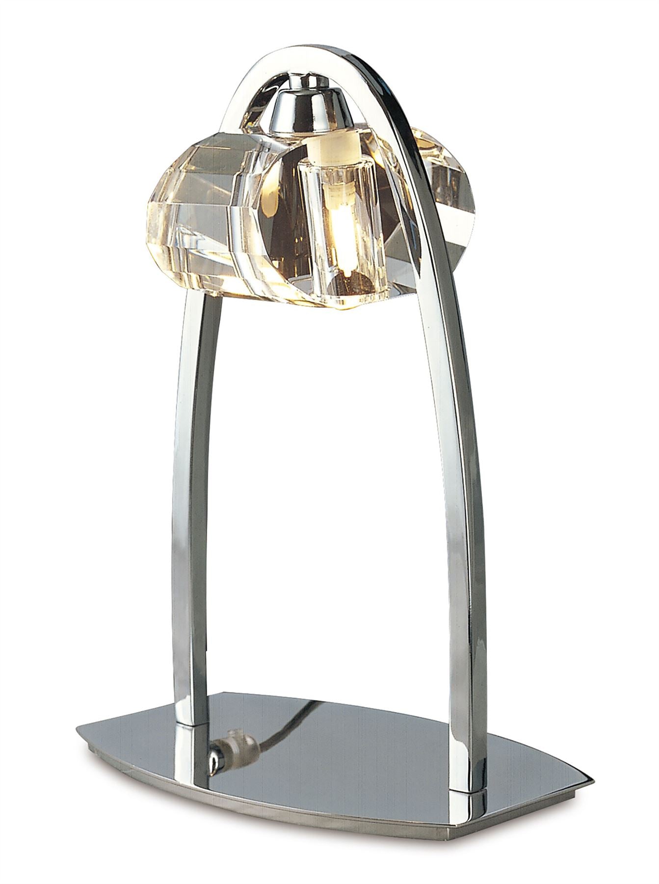 Mantra M0425 Alfa Large Table Lamp 1 Light G9, Polished Chrome