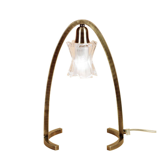 Mantra Alaska G9 Table 1 Light G9, Antique Brass