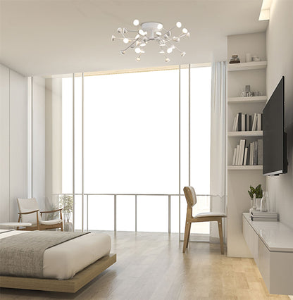 Mantra M6415 Adn 36 Light Ceiling Light, Round 74cm, 100W LED, 3000K, 5500lm, White, 3yrs Warranty