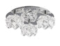 Mantra M3955 Artic Ceiling 3 Light G9 Round Small, Polished Chrome