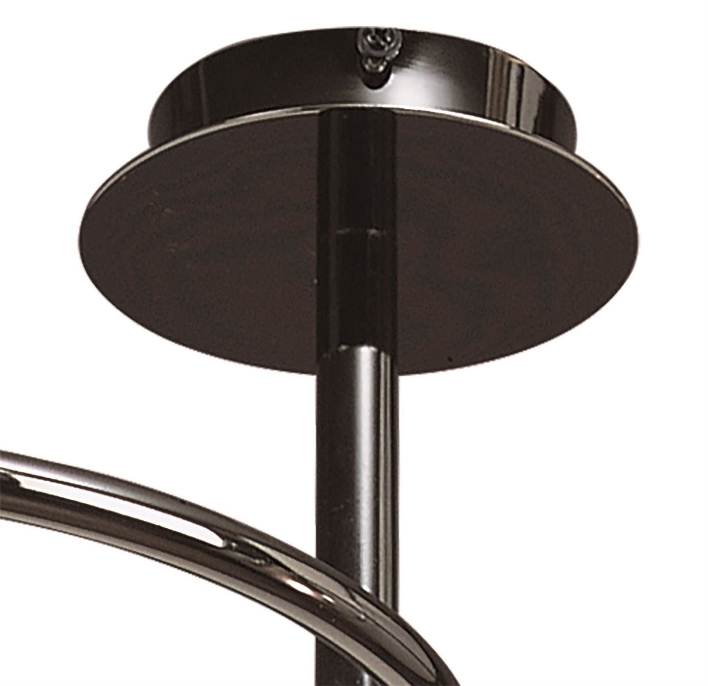 Mantra Sphere 59.3cm Semi Flush 4 Light G9, Black Chrome