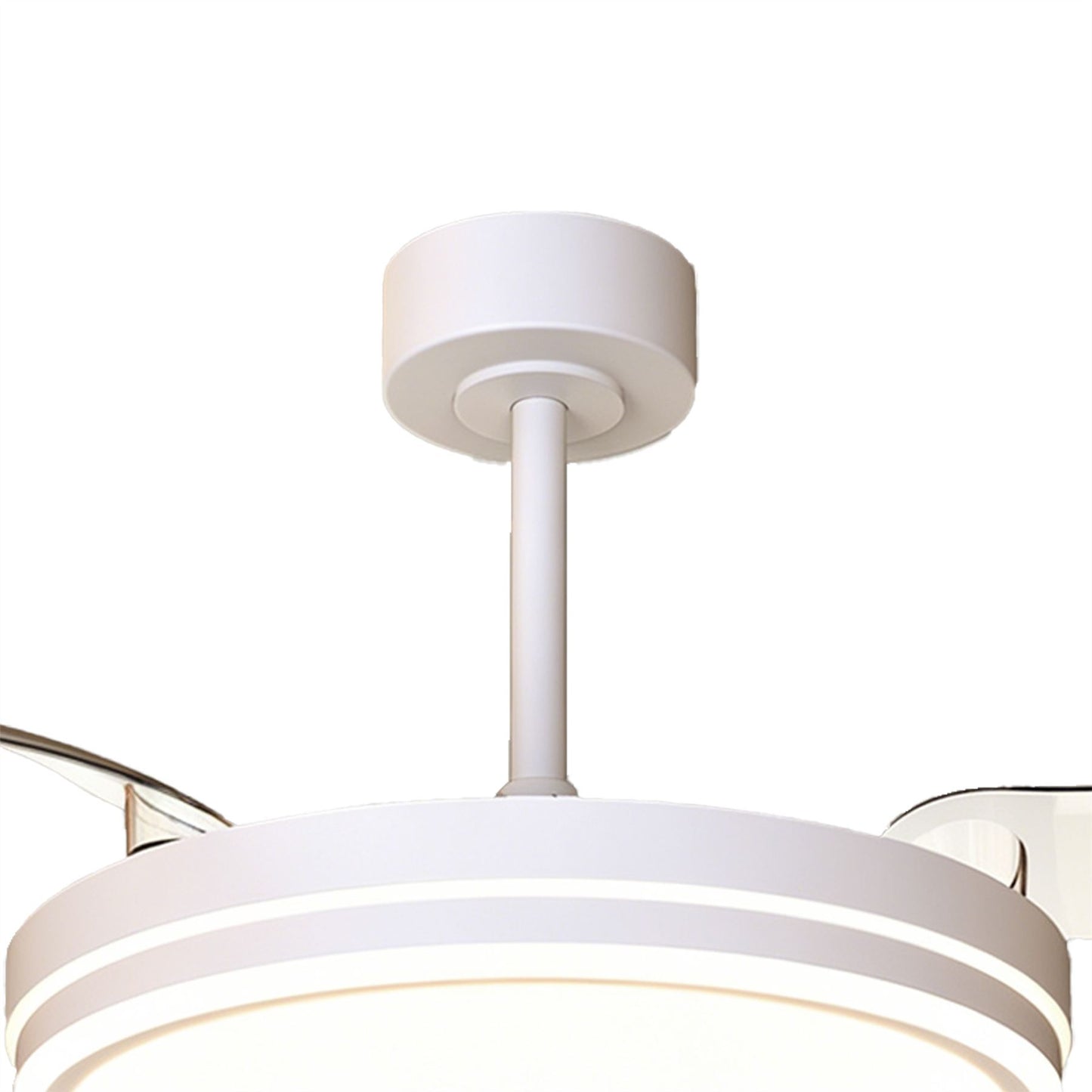 Luna 49cm 36W LED Dimmable Ceiling Light With Built-In 28W DC Fan, 3000-5000K Remote Control, 5710lm, White, 5yrs Warranty