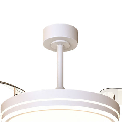 Luna 49cm 36W LED Dimmable Ceiling Light With Built-In 28W DC Fan, 3000-5000K Remote Control, 5710lm, White, 5yrs Warranty