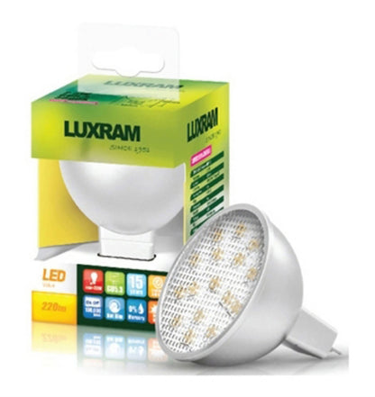 Luxram Value LED MR16 12V 2.5W Warm White 3000K 220lm (Silver) LED