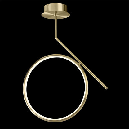 Mantra Olimpia Ceiling Light, 25W LED, 3000K, 1875lm, IP20, Satin Gold, 3yrs Warranty