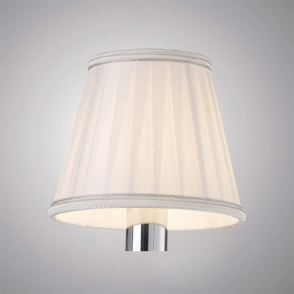 Diyas Willow Clip On Shade White 80/130mm x 110mm