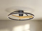 Nepal II Mini 75cm 32W LED Dimmable Light With Built-In 32W DC Reversible Fan, Black/Wood Finish c/w Remote Control, 4000lm, 5yrs Warranty