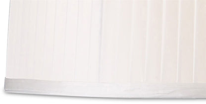 Diyas Willow Fabric Shade White 360/400mm x 260mm
