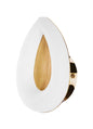 Mantra Fusion Juno Wall Light 5W LED 3000K, 450lm, Satin Gold/Frosted Acrylic/Gold, 3yrs Warranty