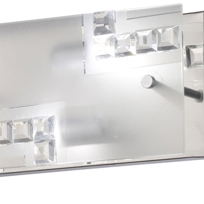 Diyas Starlet Wall Light Switched 2 Light G9 Polished Chrome/Glass/Crystal