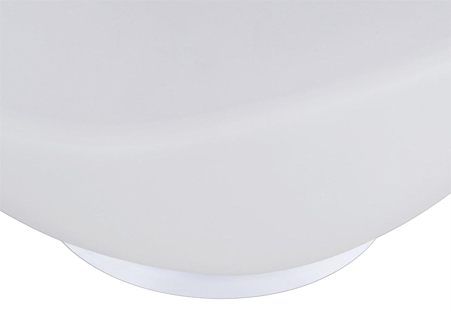 Mantra M4898 Opal Table Lamp 1 Light E27, Polished Chrome/Frosted White Glass