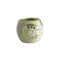 Diyas Home (DH) Floretta Mosaic Candle Holder Green/Silver/White Mosaic