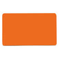 Trendi 2 Gang Artistic Modern Glossy Tactile Double Blanking Plate Orange