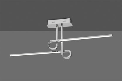Mantra M6124 Cinto Ceiling 20W LED, 3000K, 1600lm, Polished Chrome, 3yrs Warranty - M6124 Ceiling