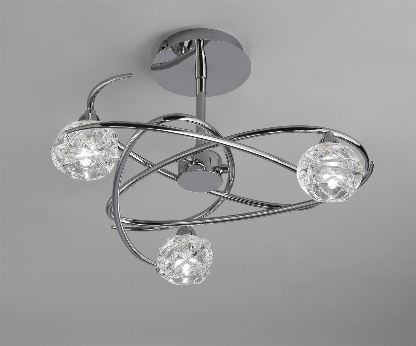 Mantra M3944 Maremagnum Ceiling 3 Light G9, Polished Chrome