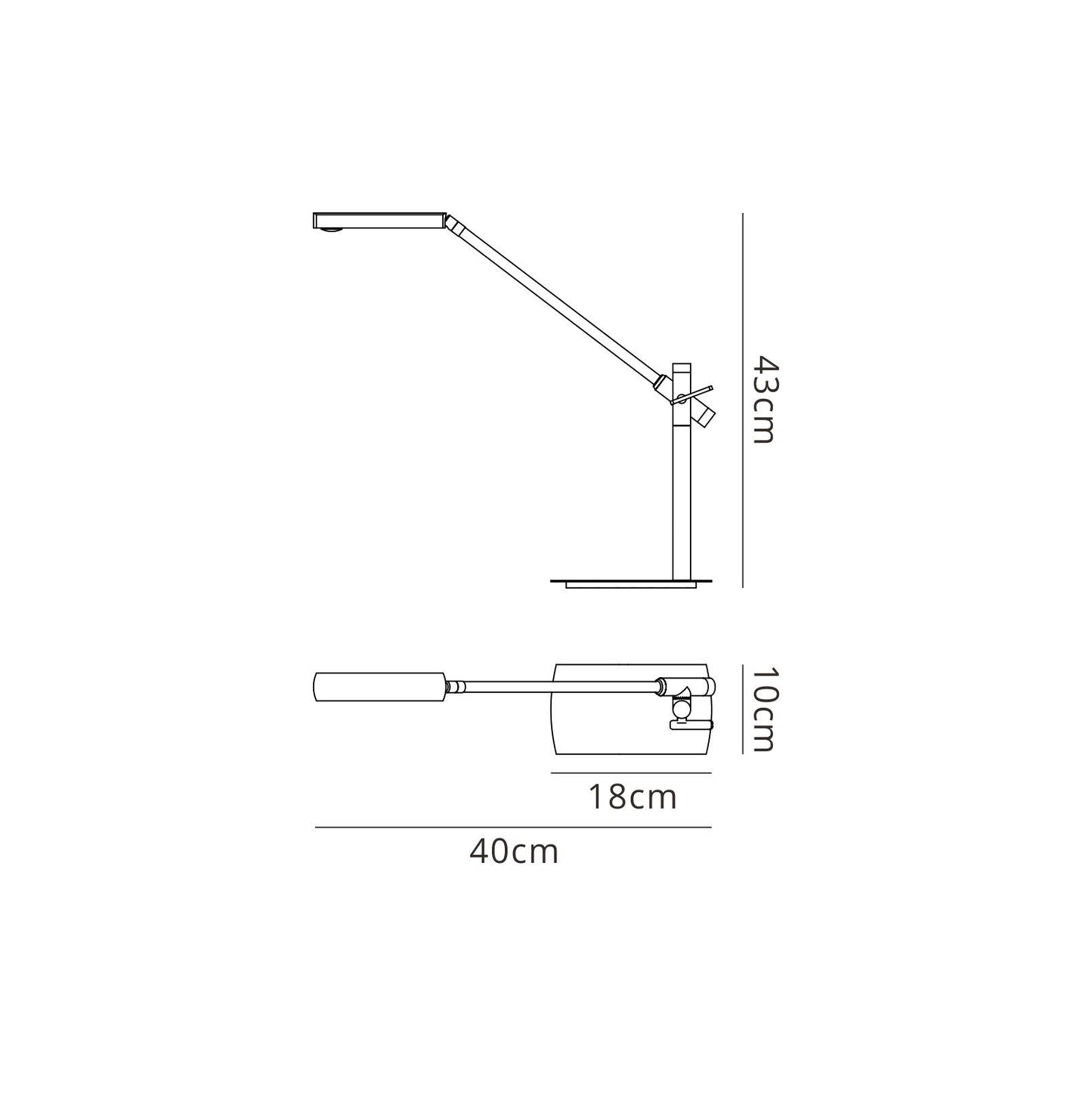 Mantra Phuket Table Lamp 1 Light 7W LED 3000K, 600lm, Touch Dimmer, Polished Chrome, 3yrs Warranty